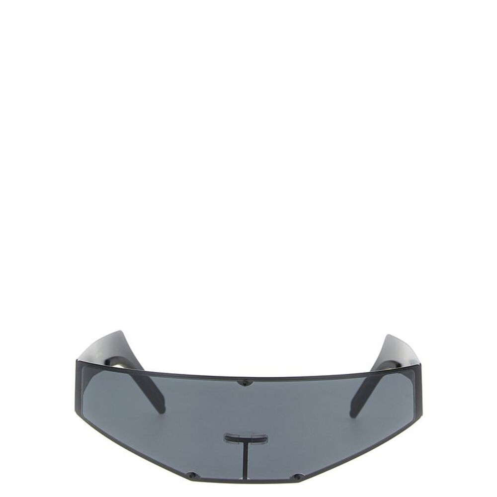 Rick Owens Black Stainless Steel Men's Sunglasses